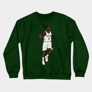 Eric Bledsoe 3 Point Celebration - NBA Milwaukee Bucks Crewneck Sweatshirt